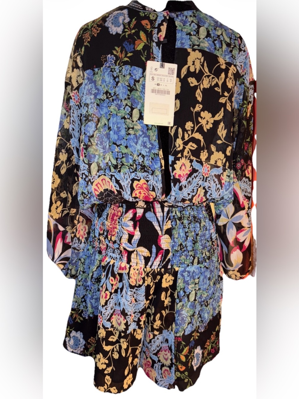 Zara Floral Patchwork Romper - Picture 3 of 3